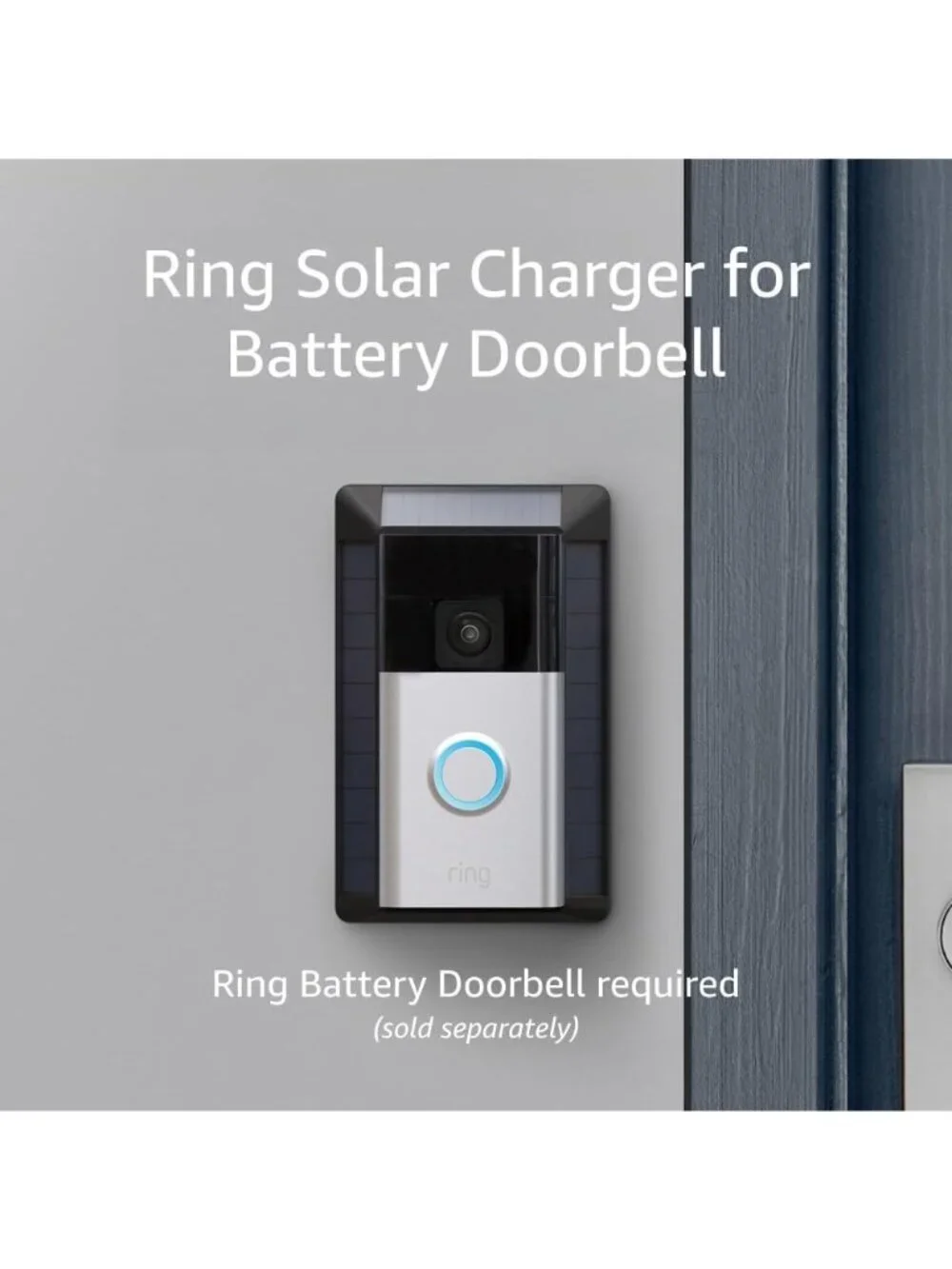 Ring Solar Charger For Battery Doorbells USB-C Compatible (1st Gen)